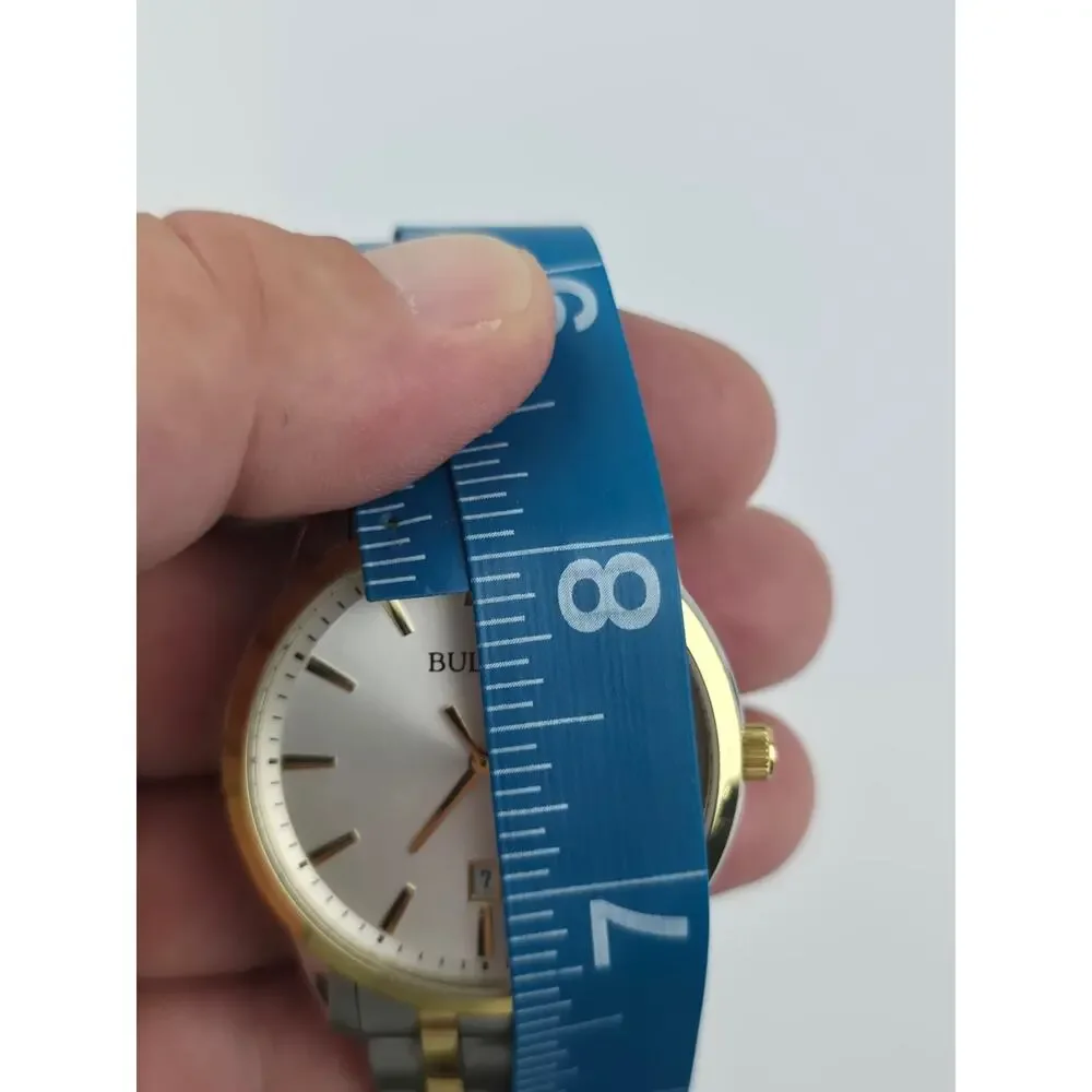 Bulova Classic Two-Tone Stainless Steel Quartz Men's Watch -Short bracelet